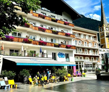 Das Hotel BLÜ von außen