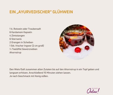 Freuen Sie sich auf leckere AYurvedische Rezepte