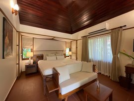 Schlafraum in der Deluxe Villa