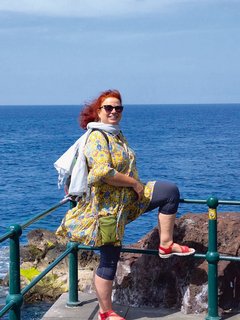 Kristin-Sybill vor dem Atlantik