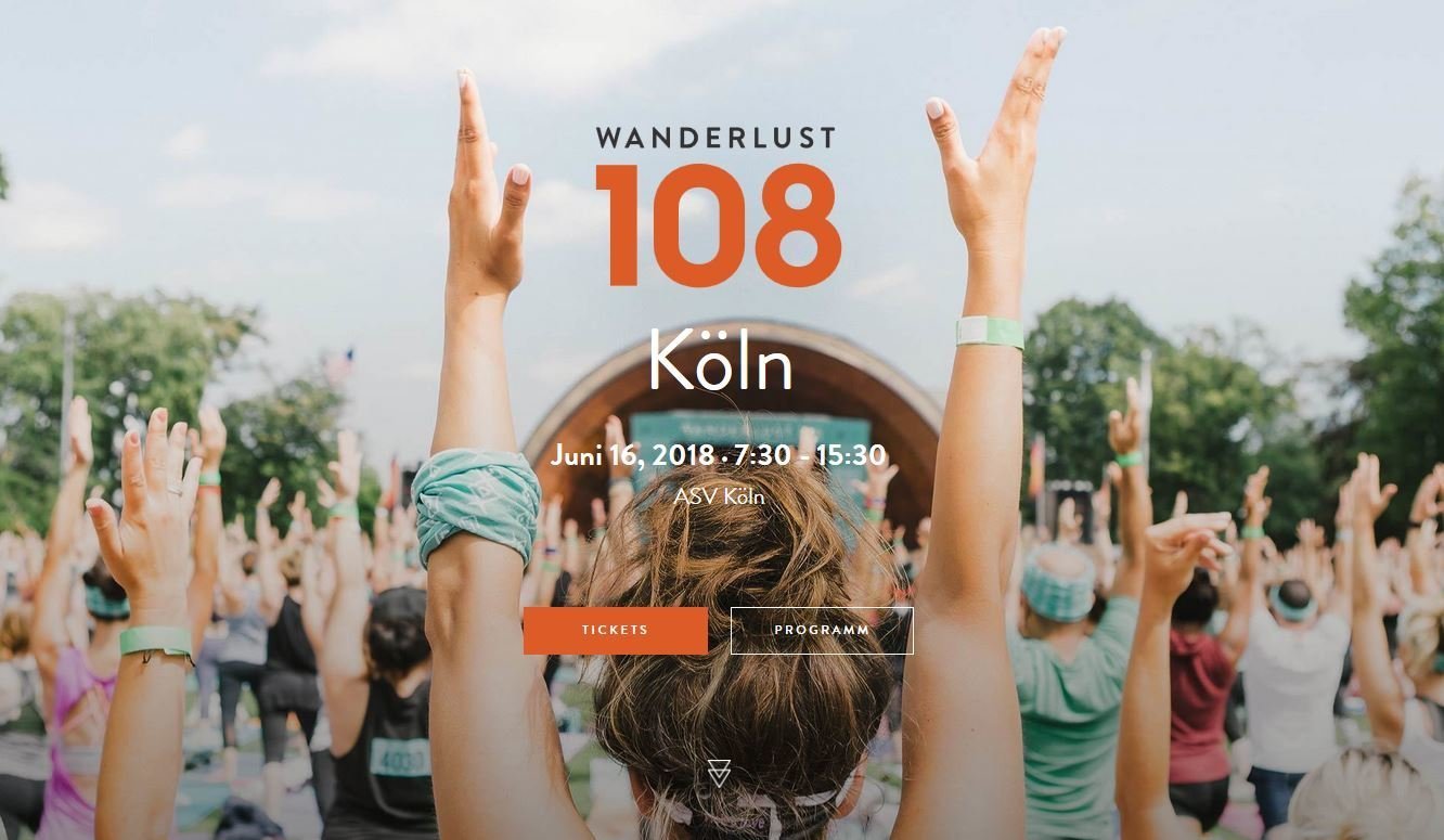 Wanderlust 108 Köln 2018