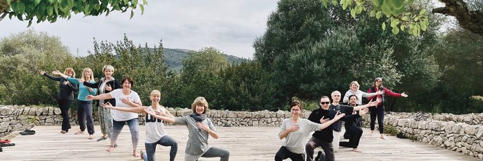 Unsere erste Reisegruppe im Frühling