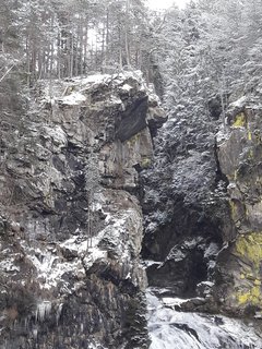 Die Rheinbachwasserfälle in Südtirol