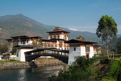 Besichtigen Sie den Punakha Dzong