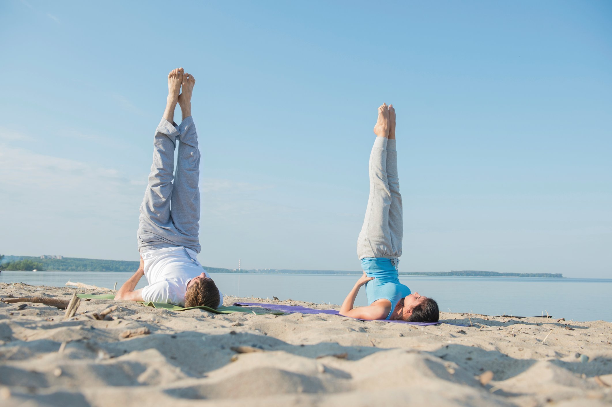 Mit Yoga dem Himmel entgegen