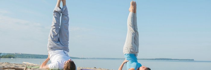 Mit Yoga dem Himmel entgegen