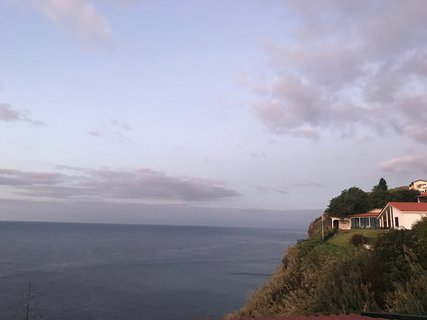 Aussicht vom Hotel Alpino Atlantico auf das Meer