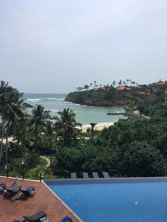 Wundervoller Ausblick von der Hotelanlage auf das Meer