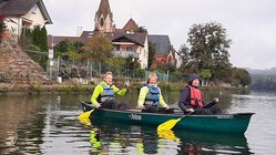 hatha-yoga-und-outdoor-erlebnisse-deutschland-niedernberg-seehotel-kanu herbstliche Kanu-Tour in der Gruppe