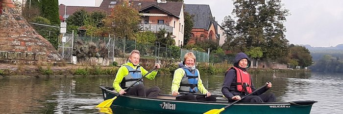 herbstliche Kanu-Tour in der Gruppe