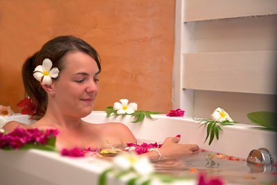 Wohltuendes Kräuterbad