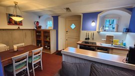 Küche und Esszimmer in der Schmiede