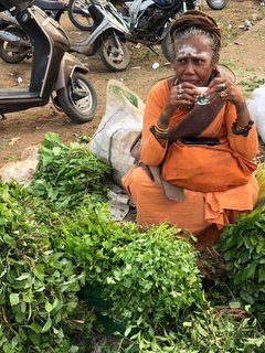 Besuch des Blumen- und Gemüsemarktes in Madurai
