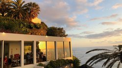 yoga-urlaub-portugal-estalagem-hotel-anlage Der Sonnenuntergang taucht die ganze Hotelanlage in ein wunderschönes Licht.