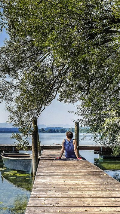 Entspannen Sie beim Baden am Waginger See Entspannen Sie beim Baden am Waginger See