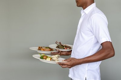 Genießen Sie das frische Essen in den Haritha Villas