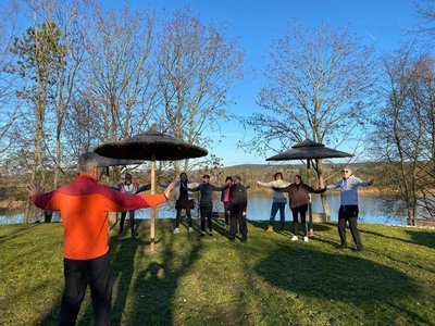 Was gibt es schöneres als Qi Gong üben am See?