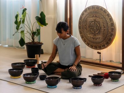 Achtsame Momente beim Sound Healing