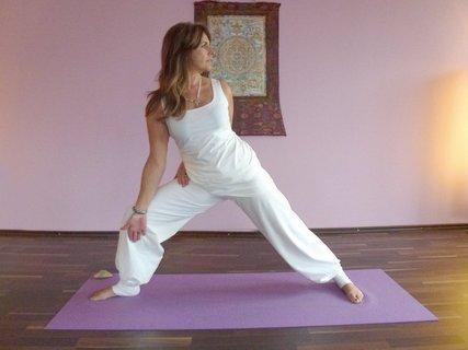 Yogalehrerin Petra Kobel