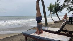 kuren-indien-kerala-nattika-beach-resort-strand Während seiner Ayurveda-Kur am Strand im Nattika Beach Resort entspannen