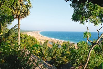 Herrlicher Ausblick von Nikkis Nest auf das blaue Meer