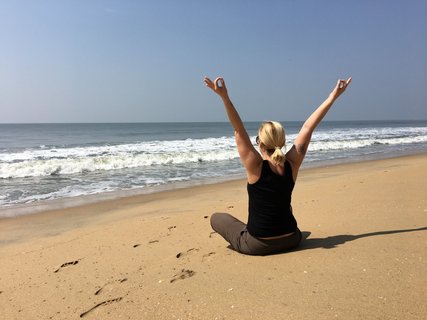 Yogalehrerin Tina Buch