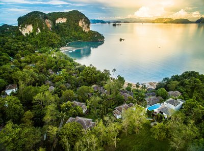 Der traumhafte Blick über die Bucht