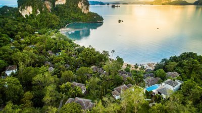 Der traumhafte Blick über die Bucht