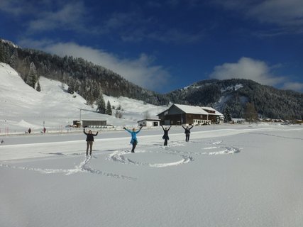 Yoga... Im Schnee...