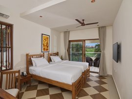 Nach der Ayurveda Kur im gemütlichen Zimmer entspannen