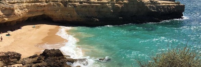Vom Suites Alba Resort aus erreichen Sie in kurzer Zeit die goldgelben Sandstrände der Algarve