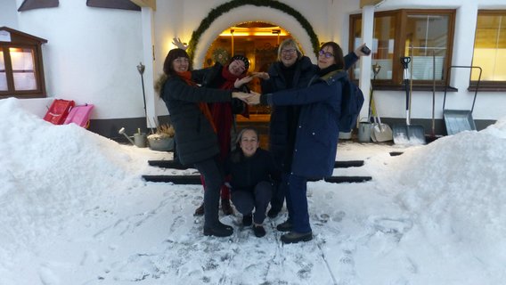 Gute Stimmung in der Gruppe 