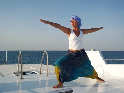 Yogalehrerin Barbara Franz