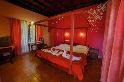 Warme Farben in Ihrem Zimmer tragen während Ihrer Ayurvedakur im Athreya zum Wohlbefinden bei