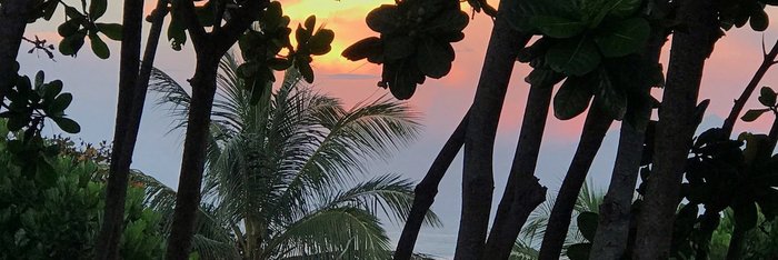 Farbenfroher Sonnenuntergang in Sri Lanka