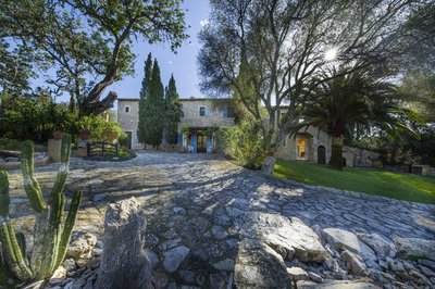 Die Finca eingebettet inmitten der Natur