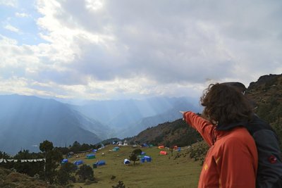 Trekking und camping am Paro Bumdra in Bhutan 