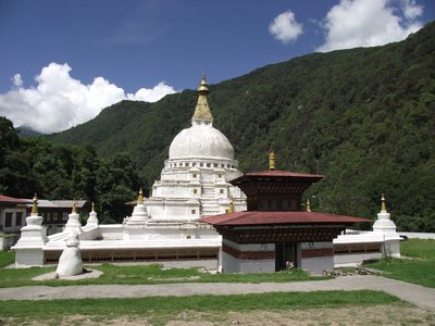 Prächtige Chorten Kora in Bhutan