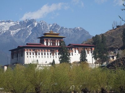 Einer der Tempel in Bhutan 