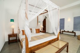 Das Bett der Lotus Suite lädt zum Träumen ein