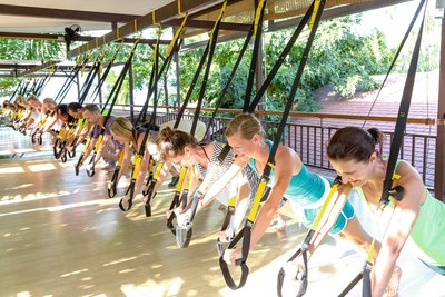 Im Fitness-Loft des Samahita können Sie sich richtig auspowern