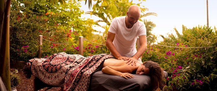 Ayurvedische Massage im Resort Casita Ayurveda