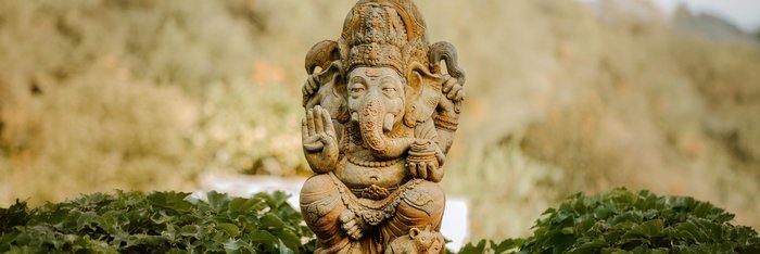 Ganesha Statue auf der Finca Son Mola Vell