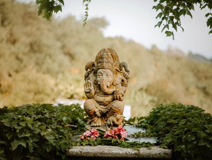 Ganesha Statue auf der Finca Son Mola Vell