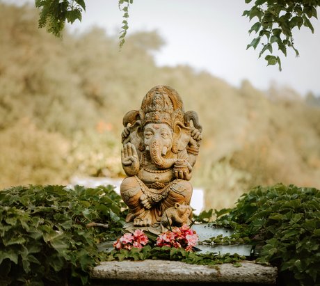 Ganesha Statue auf der Finca Son Mola Vell