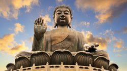 chin056_A5 Buddha Statue in Hong Kong