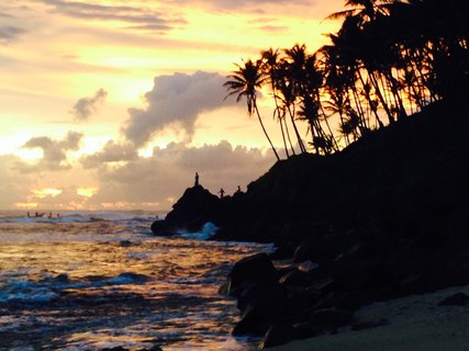 Malerischen Sonnenuntergang im Sinthnara Ayurveda Resort erleben