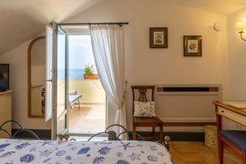 Aussicht aus der Zimmerkategorie "palazzo classic sea view"