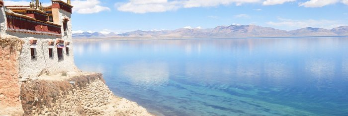 Im Anschluss der Kailash Umrundung reisen Sie zum heiligen Manasarovar-See
