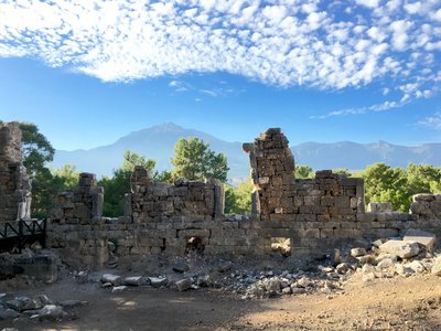 Die Lykische Küste bietet viele historische Ausflugsziele wie nach Phaselis